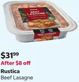 Costco Beef lasagne offer