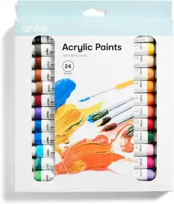 24 Pack Acrylic Paints