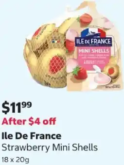 Costco Ile de france strawberry mini shells offer