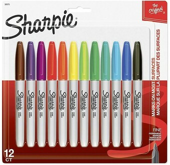 12 Pack Sharpie Fine Point Permanent Marker