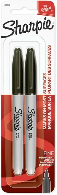 Kmart 2 Pack Sharpie Fine Point Permanent Marker - Black offer