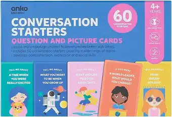 Kmart Conversation Starters Question and Picture Cards offer