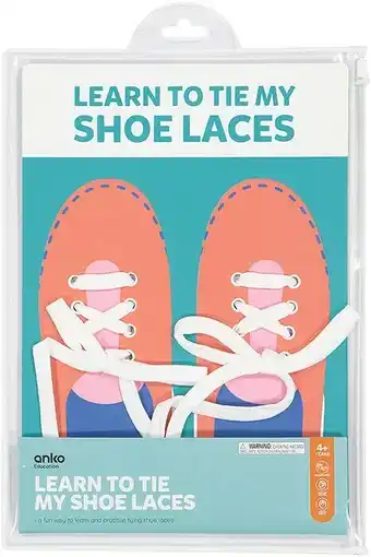Kmart Learn to Tie My Shoe Laces Toy offer