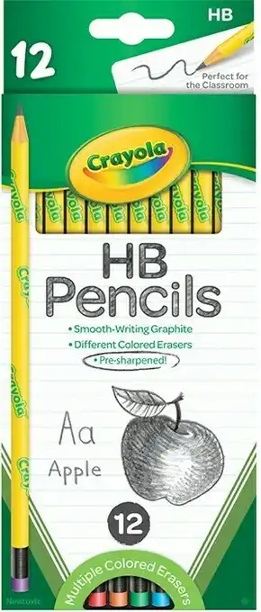 Kmart Crayola 12 Graphite HB Pencils offer