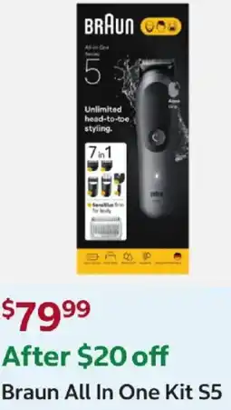 Costco Braun all in one kit s5 offer