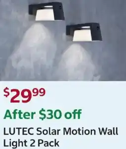 Costco Solar motion wall light offer