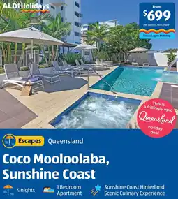 ALDI Coco mooloolaba, sunshine coast offer