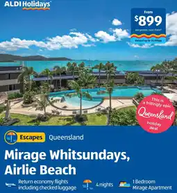 ALDI Mirage whitsundays, airlie beach offer