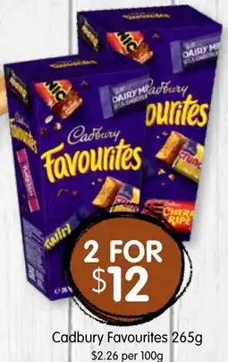 Spudshed Cadbury favourites offer