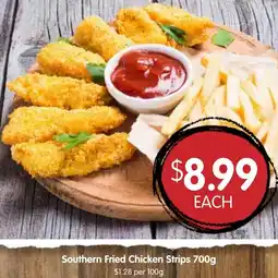 Spudshed Southern fried chicken strips offer