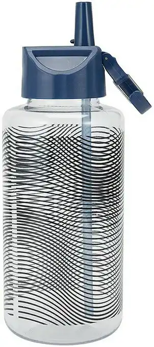 Kmart 1L Halftone Cylinder Drink Bottle offer