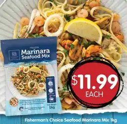Spudshed Fisherman's choice seafood marinara mix offer