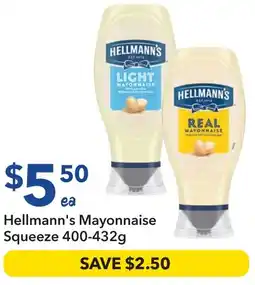 Ritchies Hellmann's mayonnaise squeeze offer