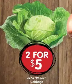 Spudshed Cabbage offer