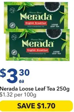 Ritchies Nerada loose leaf tea offer