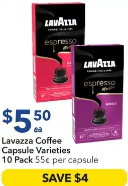 Ritchies Lavazza coffee capsule offer