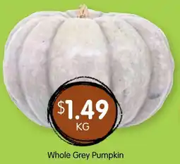 Spudshed Whole grey pumpkin offer