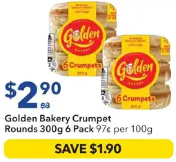 Ritchies Golden bakery crumpet rounds offer