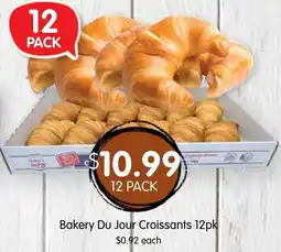 Spudshed Bakery du jour croissants offer
