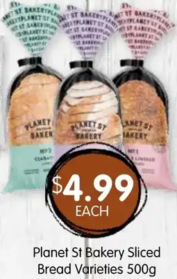 Spudshed Planet st bakery sliced bread offer