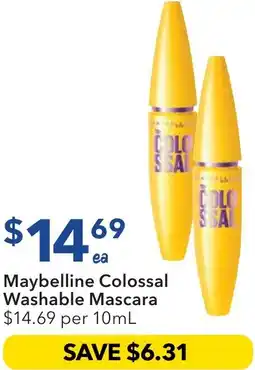 Ritchies Maybelline colossal washable mascara offer