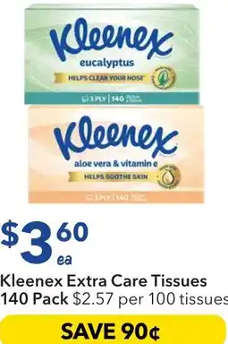 Ritchies Kleenex extra care tissues offer