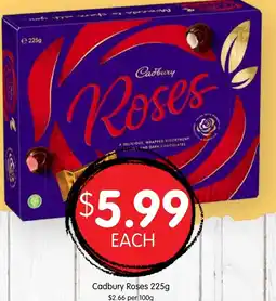 Spudshed Cadbury roses offer