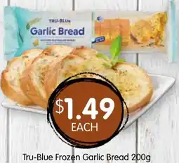 Spudshed Tru-blue frozen garlic bread offer