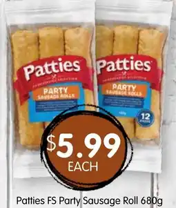 Spudshed Patties fs party sausage roll offer