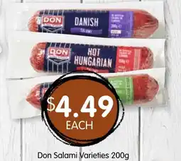 Spudshed Don salami offer
