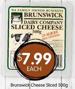 Spudshed Brunswick cheese sliced offer