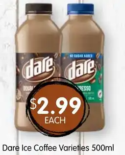 Spudshed Dare ice coffee offer