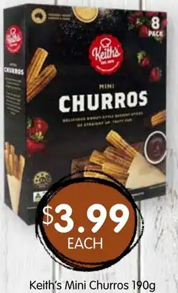 Spudshed Keith's mini churros offer
