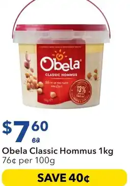 Ritchies Obela classic hommus offer