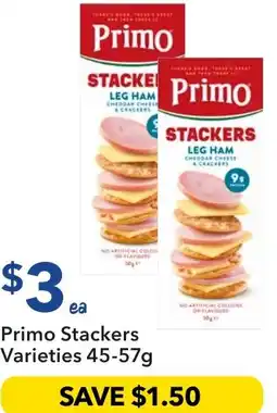 Ritchies Primo stackers offer