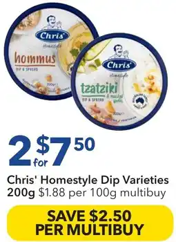 Ritchies Chris' homestyle dip offer