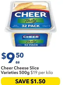 Ritchies Cheer Cheese Slice offer