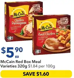 Ritchies Mccain red box meal offer