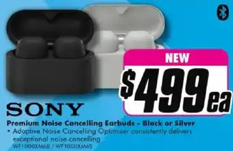The Good Guys Sony premium noise cancelling earbuds offer