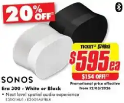 The Good Guys Sonos era 300 offer