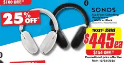 The Good Guys Sonos ace noise cancelling headphones offer