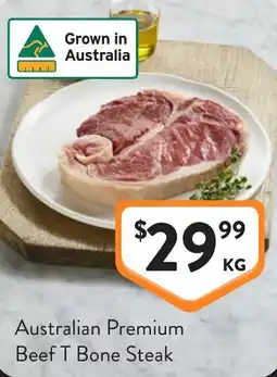 Foodworks Australian premium beef t bone steak offer