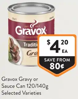 Foodworks Gravox Gravy or Sauce Can offer