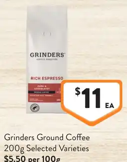 Foodworks Grinders ground coffee offer