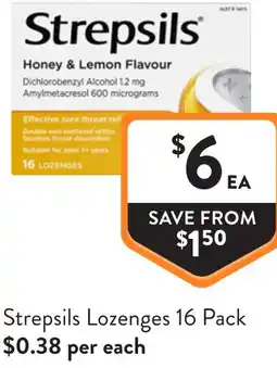 Foodworks Strepsils lozenges offer