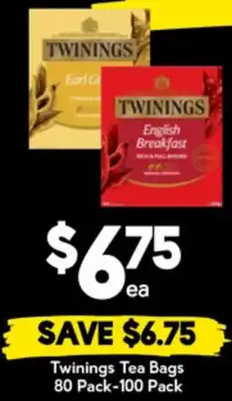 Drakes Twinings tea bags offer