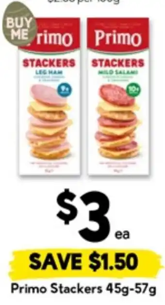 Drakes Primo stackers offer