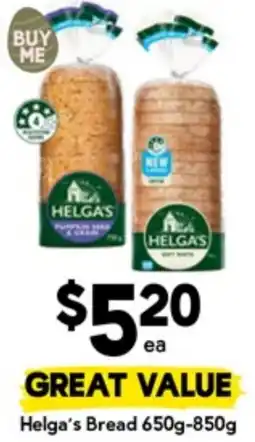 Drakes Great value helga's bread offer