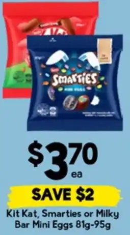 Drakes Kit kat, smarties or milky bar mini eggs offer