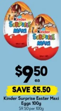 Drakes Kinder surprise easter maxi eggs offer